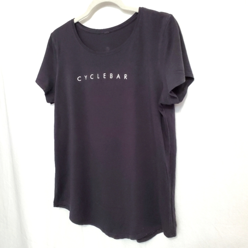Lululemon x Cyclebar Black Short Sleeve Tee Shirt Womens 10 - Picture 5 of 5
